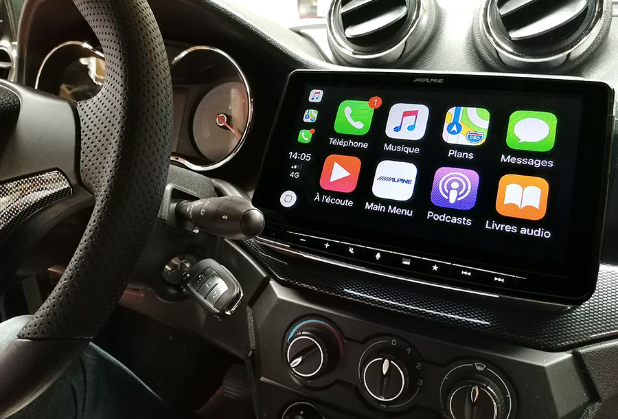 Aixam Connect 9" touchskärm Alpine